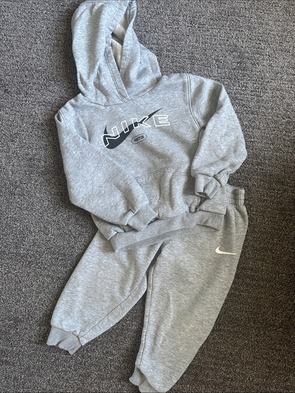 Nike Kids Grey Sweat Set